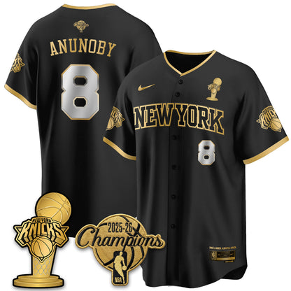 NYK 2026 NBA Champions Vapor Jersey - Stitched