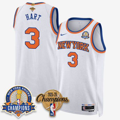 NYK 2026 Basketball Champions Special Edition Vapor Jersey V2- Stitched