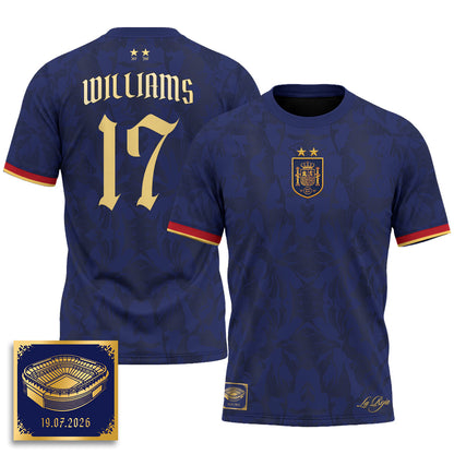 Spain 2026 Soccer Champions Vapor Jersey - Printed