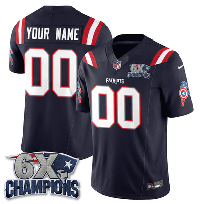 NE x Vibranium Shield Edition Vapor Custom Jersey V2 - Stitched