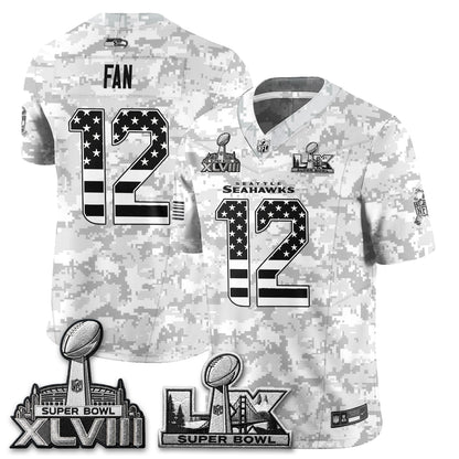 SEA 2026 Salute to Service Edition Vapor Jersey V2- Stitched