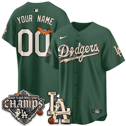 LAD Halloween 2026 Vapor Custom Jersey - Stitched-NQD