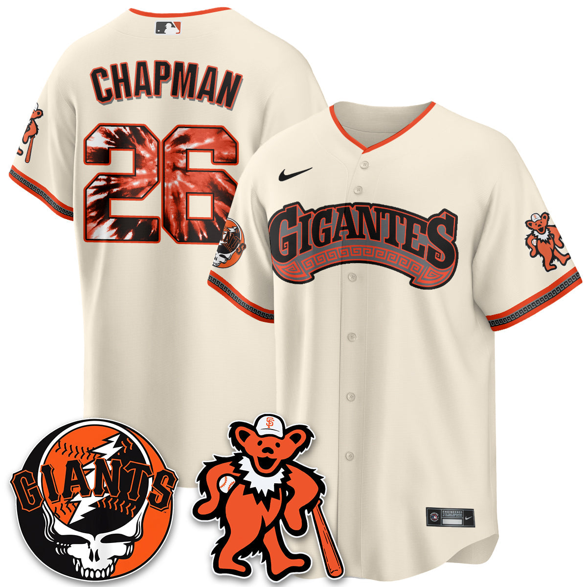 SF x Grateful Dead Vapor Jersey - Stitched