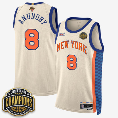 NYK 2026 NBA Finals City Edition Jersey V3- Stitched
