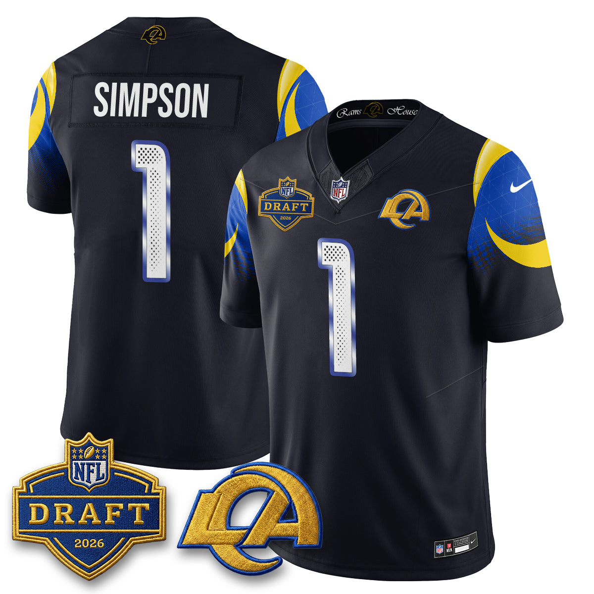 LAR 2026 NFL Draft Jersey - Stitched