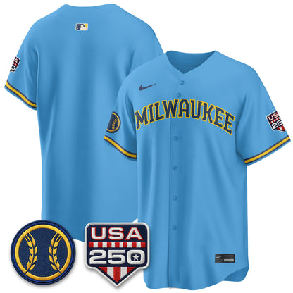 MIL Fourth of July Vapor Limited Jersey - Stitched