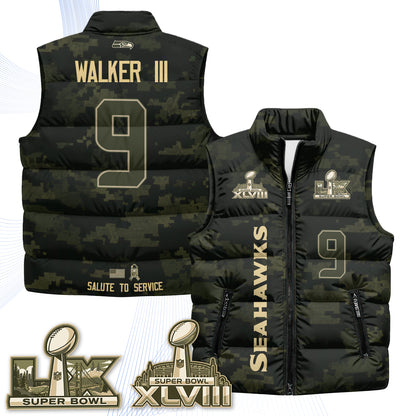 SEA 2026 Salute to Service Puffer Vest - Printed