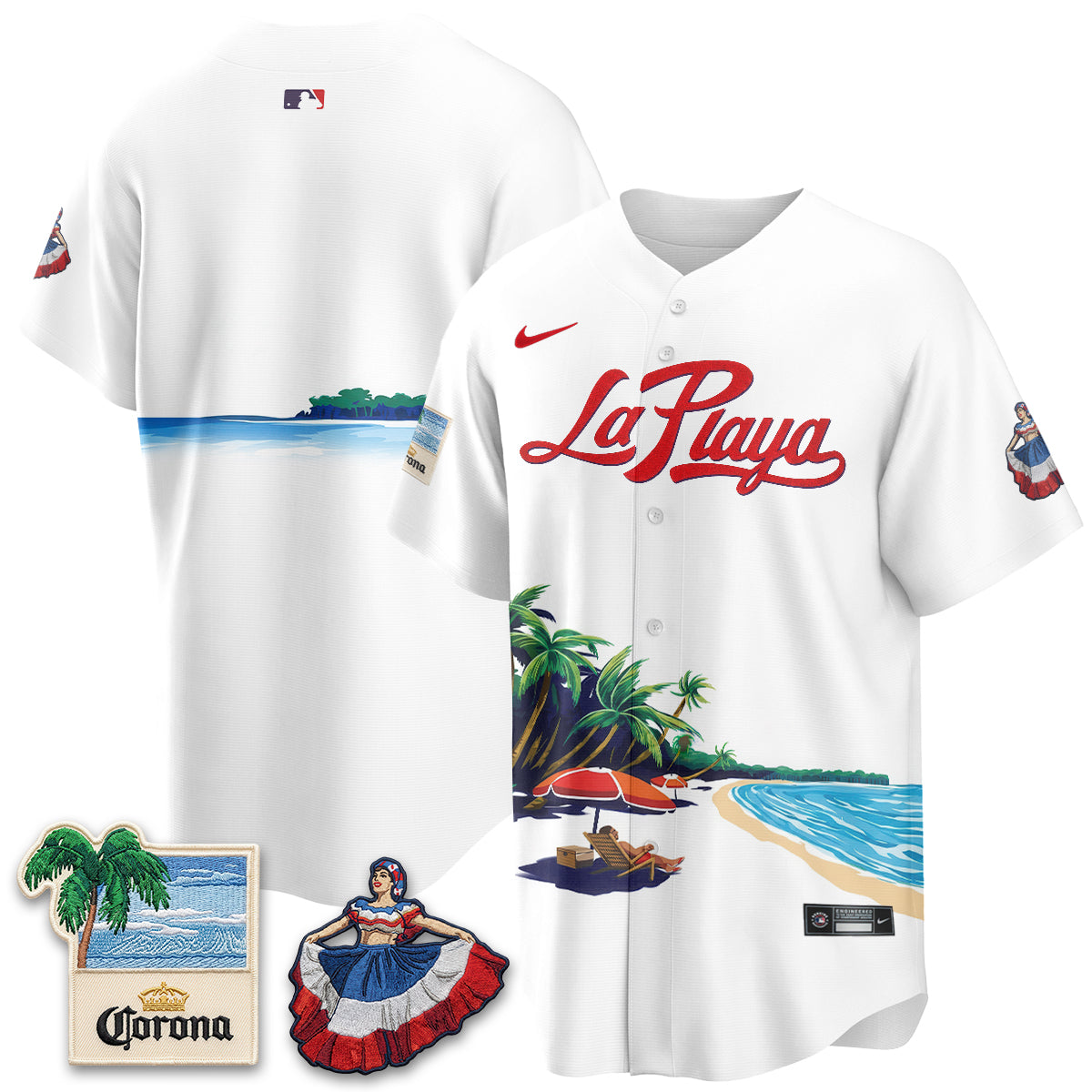 PHI Beach Connect "La Playa" Edition Vapor Jersey- Patch Stitched