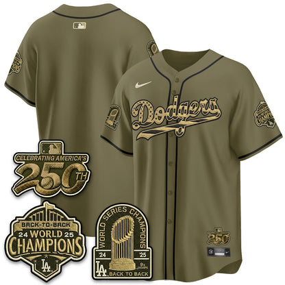 LAD New Era Olive 2026 Armed Forces Day Jersey -Stitched V2