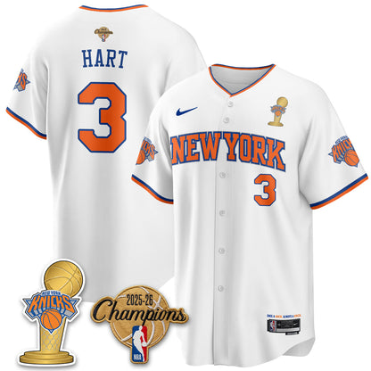 NYK 2026 NBA Champions Vapor Jersey - Stitched