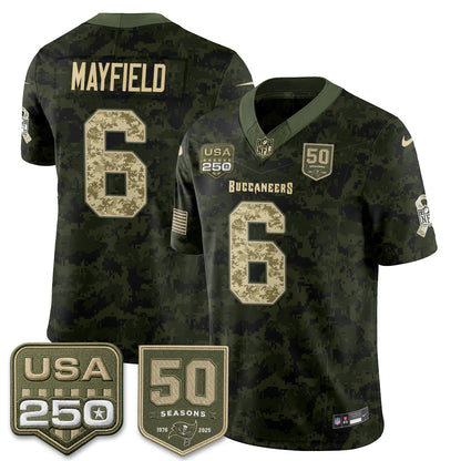 TB 2026 Salute to Service Edition Vapor Jersey - Stitched