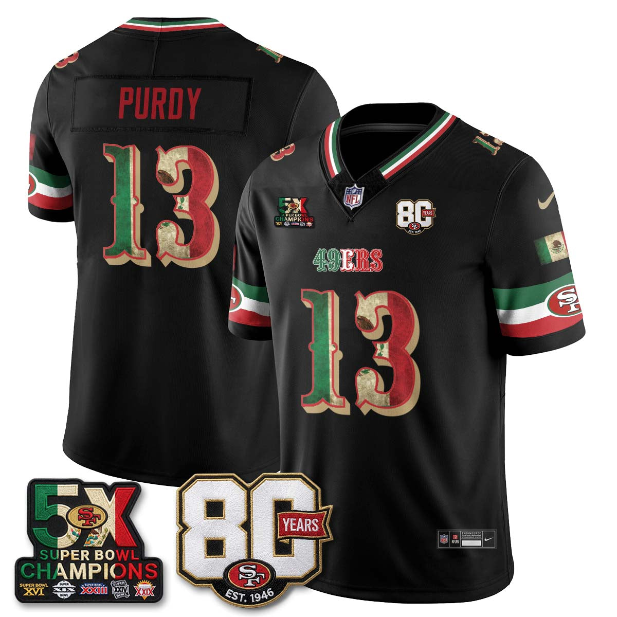 SF Mexican Edition Vapor Jersey - Stitched