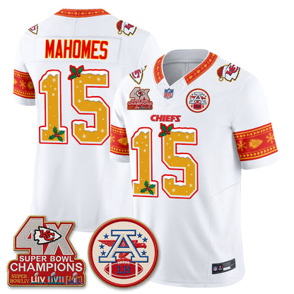 KC Xmas Edition Vapor Jersey - Stitched