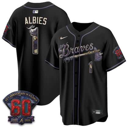 ATL Nightmare Edition Vapor Jersey - Stitched-NQD
