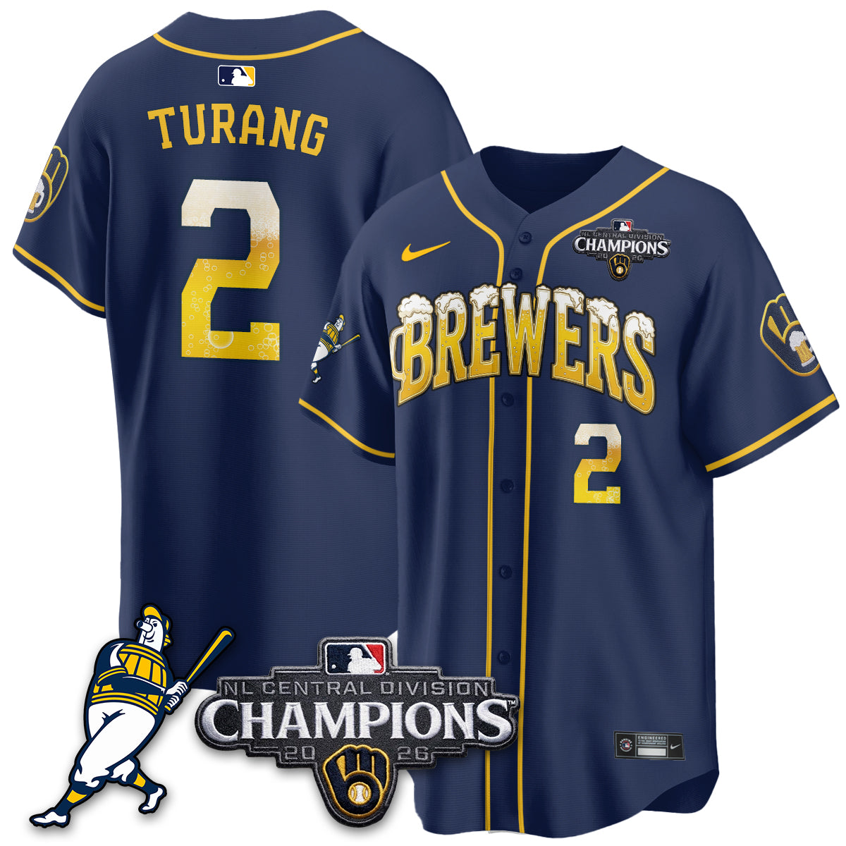 MIL 2026 NL Division Champs Vapor Jersey V2- Stitched