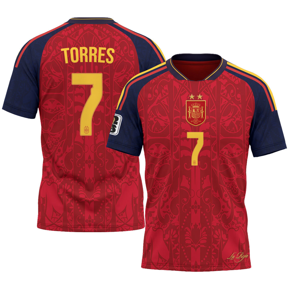 Spain 2026 Soccer Champions Vapor Jersey V2- Printed