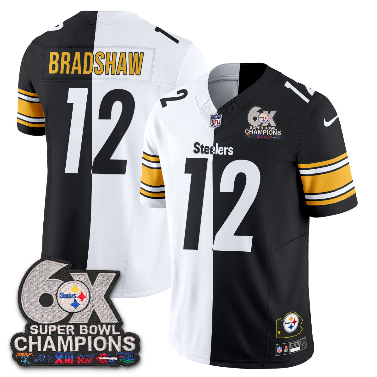 PIT 6x SBowl Split Edition Vapor Jersey - Stitched