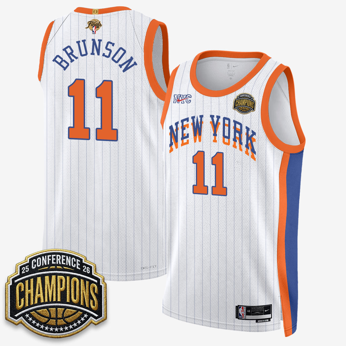 NYK 2026 NBA Finals City Edition Jersey V3- Stitched