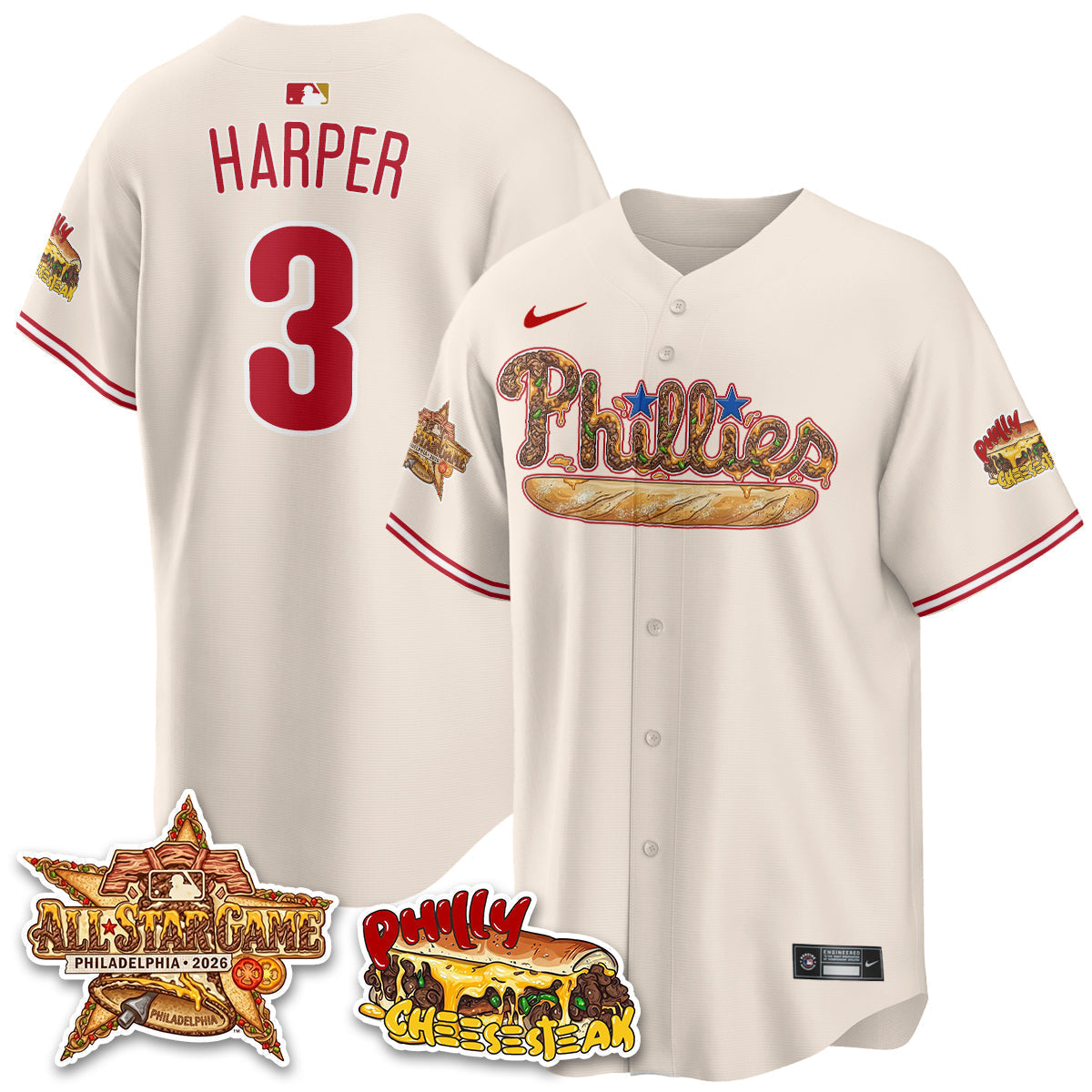 PHI Cheesesteak Edition Vapor Limited Jersey - Stitched