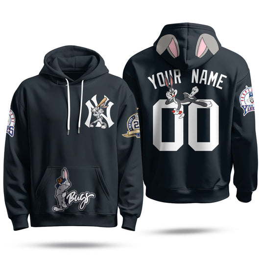 NYY Bunny Vapor Limited Custom Hoodie - Printed