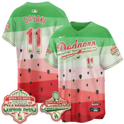 LAD National Watermelon Day Vapor Jersey - Stitched