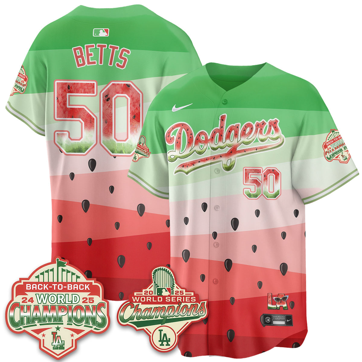 LAD National Watermelon Day Vapor Jersey - Stitched