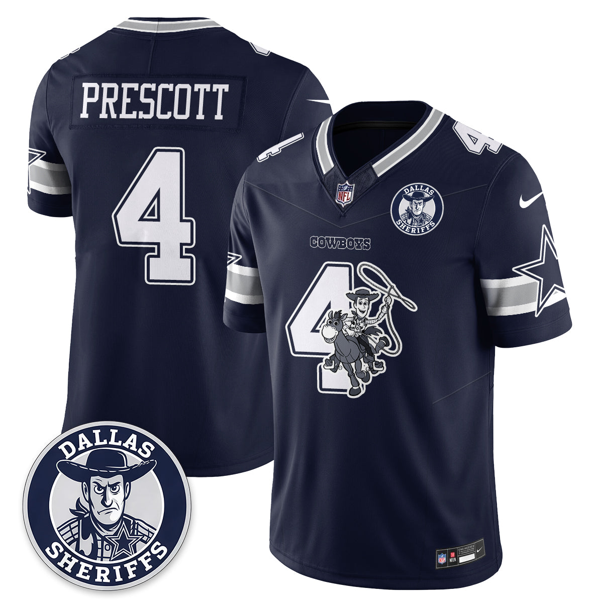 DAL x Toy Cowboy Edition Vapor Jersey - Stitched