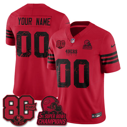 SF Slasher Edition Vapor Custom Jersey - Stitched