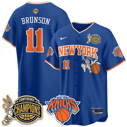 NYK 2026 NBA Finals x Bunny Vapor Jersey V2- Stitched