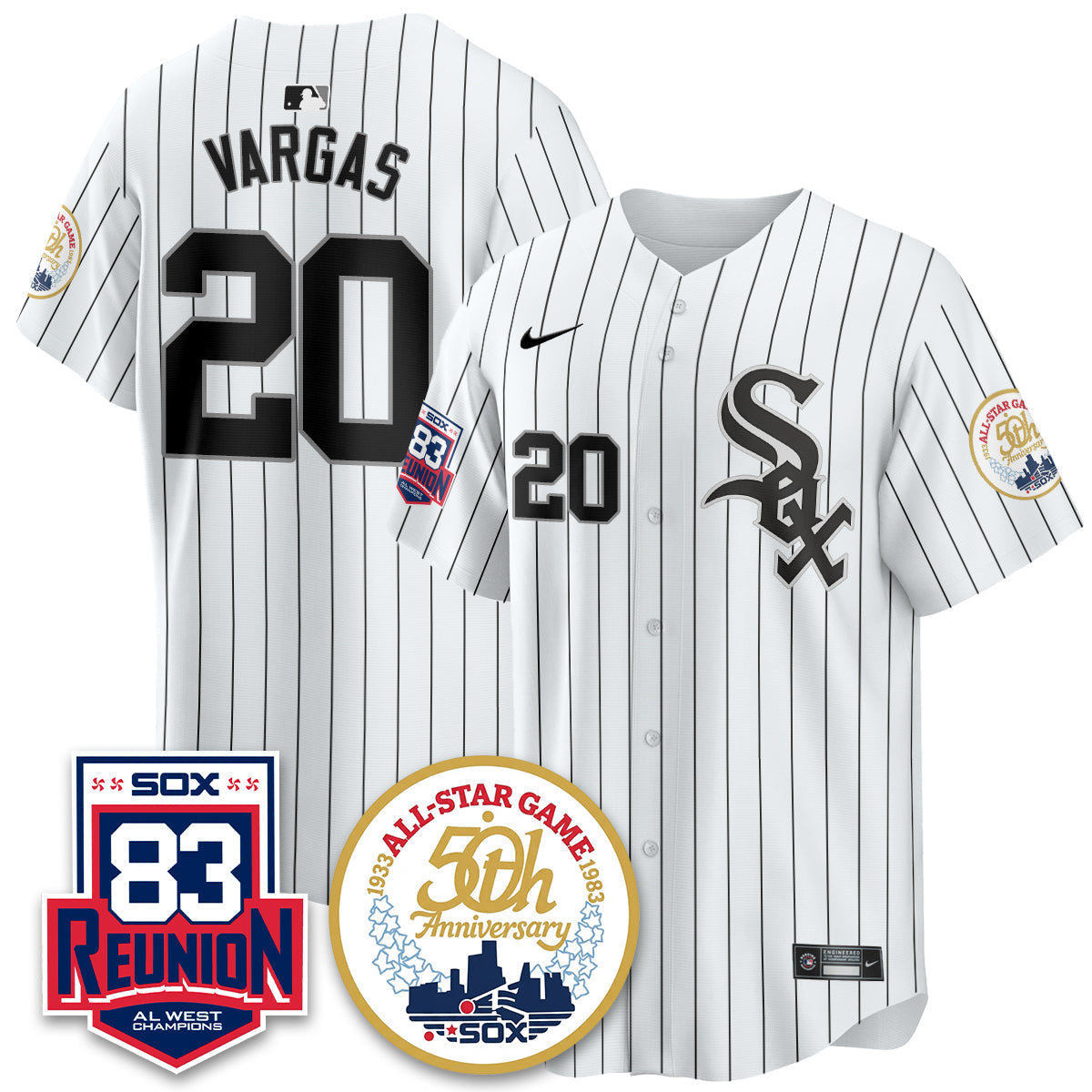 CWS Reunion All West Champions Vapor Jersey - Stitched - DTD
