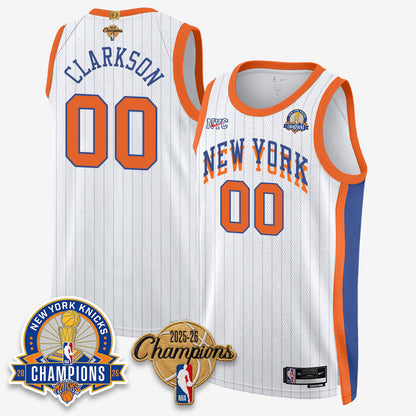 NYK 2026 Basketball Champions Special Edition Vapor Jersey V2- Stitched