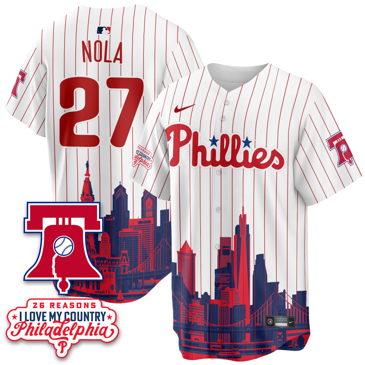 PHI "26 Reasons I Love My Country" Edition Vapor Jersey - Stitched