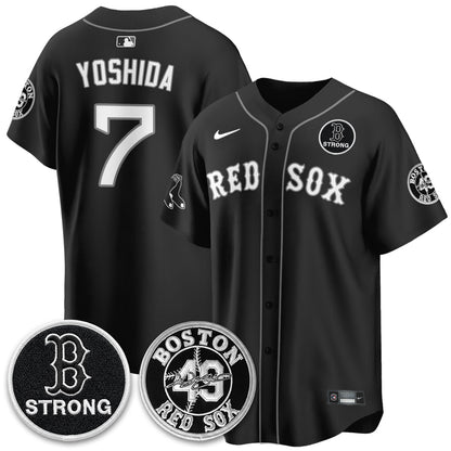 BOS Tim Wakefield Memorial Patch Vaper Premier Limited Jersey - Stitched V2
