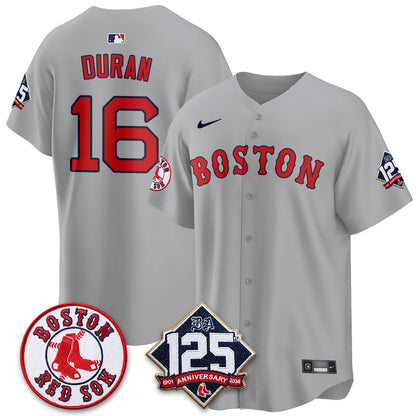BOS 125th Anniversary Patch Vapor Jersey - Stitched-DTD