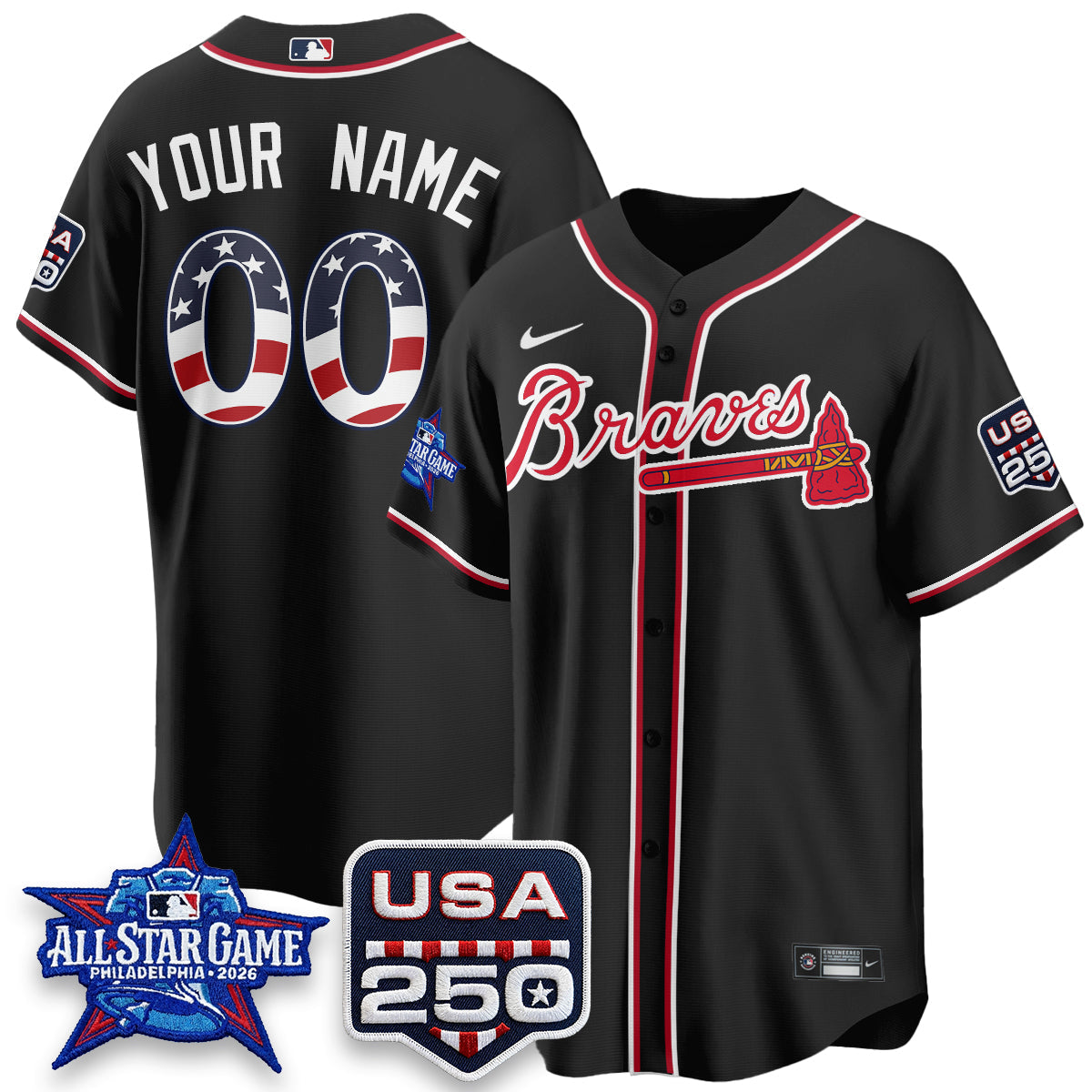 ATL 2026 All Star Game Vapor Custom Jersey- Stitched