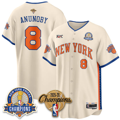 NYK 2026 NBA Champions Special Edition Vapor Jersey V2- Stitched