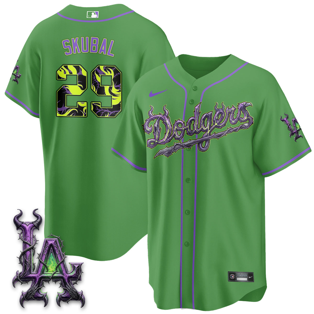 LAD Villains Halloween - Horned Queen Vapor Jersey- Stitched
