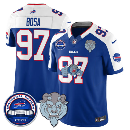 BUF x Hairy Blue Beast Edition Vapor Jersey - Stitched