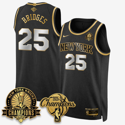 NYK 2026 Basketball Champions Special Edition Vapor Jersey V2- Stitched