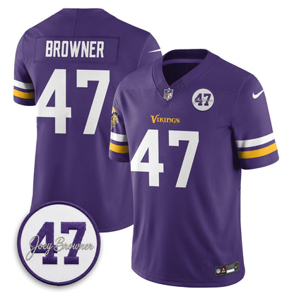 MIN Joey Browner Thank You For Memories - 1960 – 2026 Football Vapor Limited Jersey - Stitched