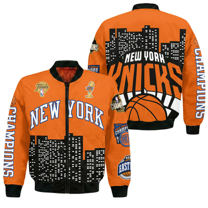 NYK 2026 NBA Finals Champions Limited Edition Bomber Jacket V2 - Printed