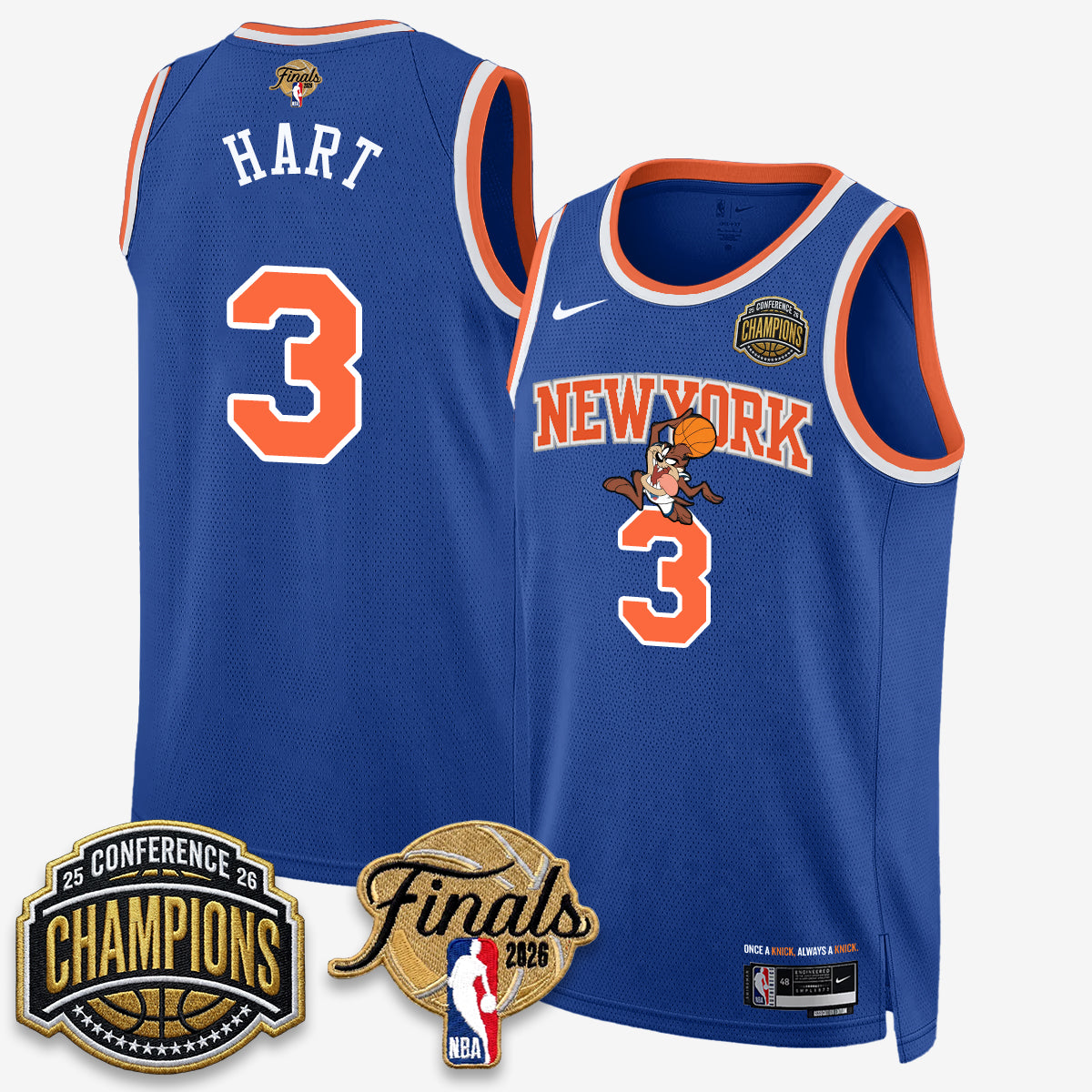 NYK 2026 NBA Eastern Conference Champions x Looney Tunes Vapor Jersey V2- Stitched