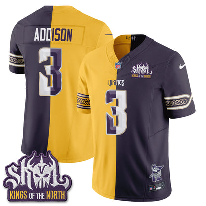 MIN 2026 Rivalries Split V2 Vapor Jersey - Stitched