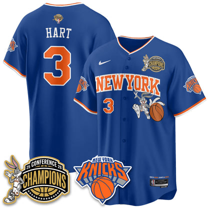 NYK 2026 NBA Finals x Bunny Vapor Jersey V2- Stitched