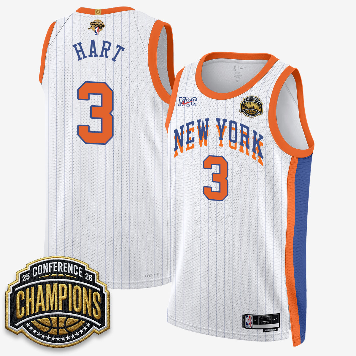 NYK 2026 NBA Finals City Edition Jersey V3- Stitched
