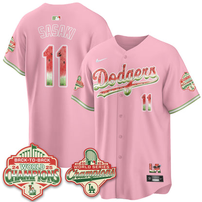 LAD National Watermelon Day Vapor Jersey - Stitched