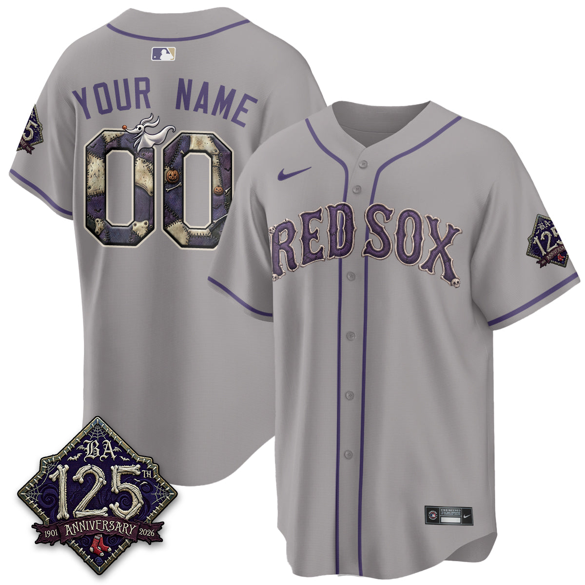BOS Nightmare Vapor Limited Custom Jersey - Stitched