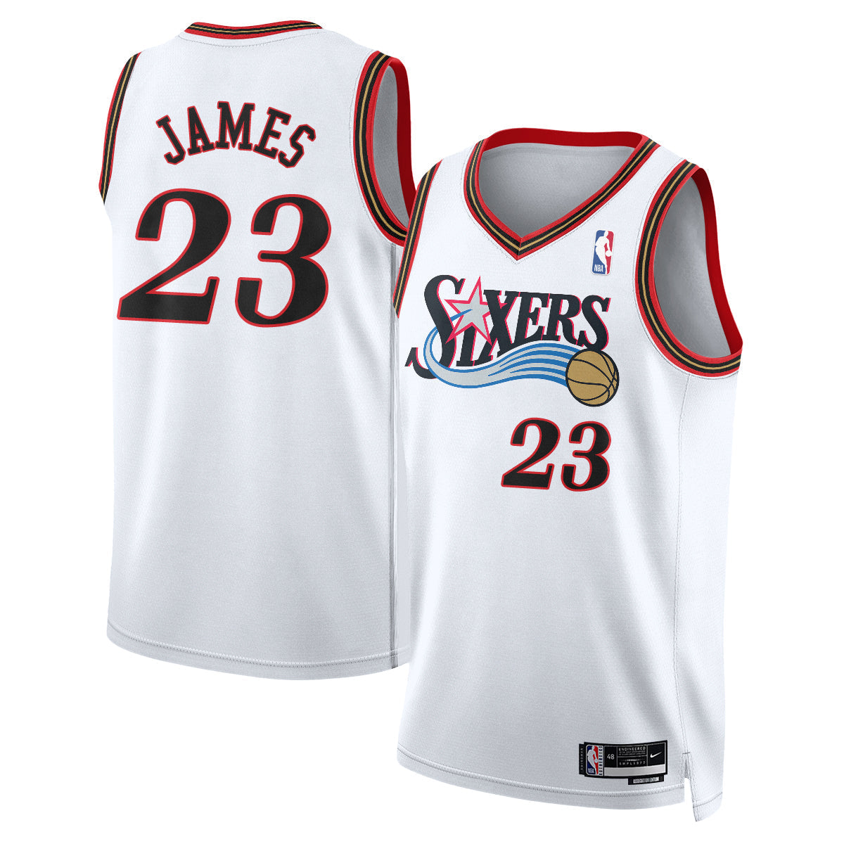 PHI LeBron James #23 Vapor Jersey - Stitched