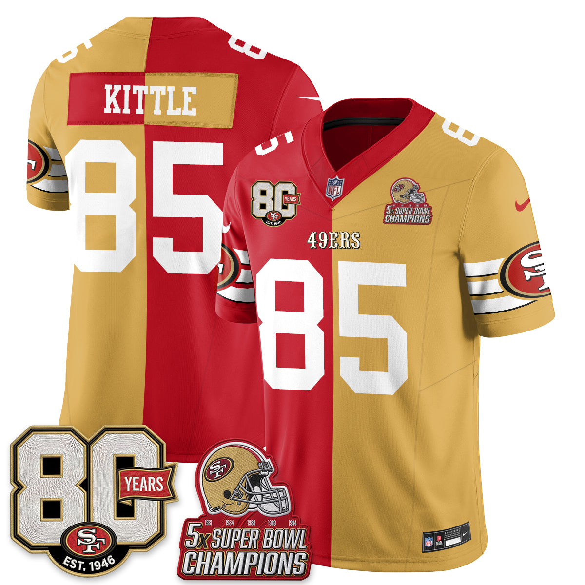 SF Split Style Vapor Jersey - Stitched