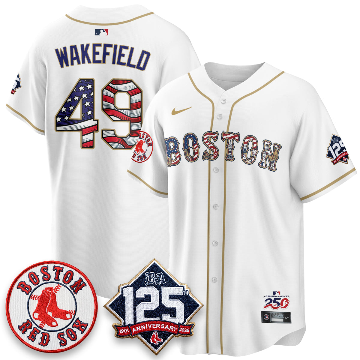 BOS 2026 Independence Day USA Vapor Limited Jersey - Stitched-DTD